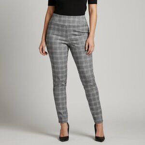 Worthington Womens Pink Plaid Pants